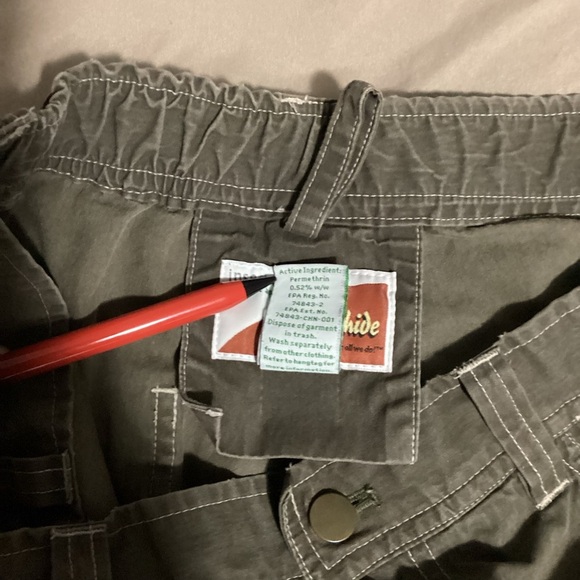 Gamehide Insect Shield Tick Repellent Women’s Cargo Pants Side‎ XL - Picture 4 of 11